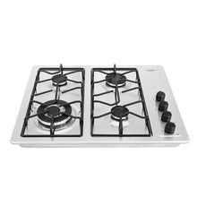 Estufa de empotrar inox 66X54 cm triple corona a gas natural Haceb