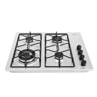 Estufa de empotrar inox 66X54 cm triple corona a gas natural Haceb