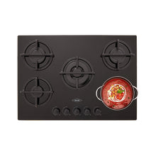 Estufa De Empotrar CUB TO Negro 76 Cristal HF 3C GN