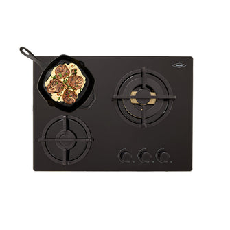 Estufa De Empotrar CUB TO Oro 3C 60-43 Cristal HF 3Q GN