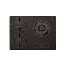 Estufa De Empotrar CUB TO Negro 3C 60-43 Cristal HF 3Q GN