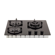 Estufa De Empotrar CUB TO Negro 3C 60-43 Cristal HF 3Q GN