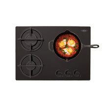 Estufa De Empotrar CUB TO Negro 3C 60-43 Cristal HF 3Q GN