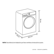 Lavadora Secadora Haceb, Carga Frontal 12 kg