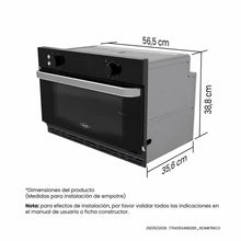 Horno Mixto Haceb Compacto Gas Propano 120V, Negro