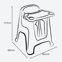 Silla Comedor para Bebé Rosado