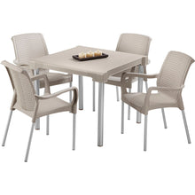 Silla Apariencia Shia con Brazos Taupe