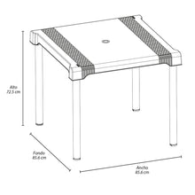 Mesa Apariencia Shia Taupe
