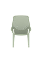 Silla Lounge Ibiza, Verdematcha, con espaldar y reposa brazos X4
