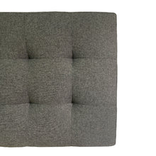 Combo Cabecero Cama Doble (60x140x5) Gris Memphis + Set x 2 mesas de noche Toulus Flotantes