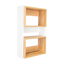 Gabinete de Baño Sensei Eco, Blanco Duqueza y Fresno Europeo, con superficies para ubicar objetos