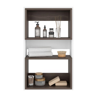 Gabinete de Baño Sensei Eco, Blanco y Milan, con superficies para ubicar objetos
