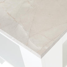 Barra de Cocina Cala, Blanco y Ibiza, con Amplia Supeicie En La Mesa ZF