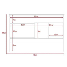 Mueble Multiusos Clasic, Cobre y Wengue, con Dos Puertas y Dos Entrepaños