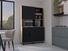 Alacena Oshawa, Fresno Europeo y Wengue, patas y manijas de acero