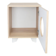 Arenero para Gatos Lira, Beige y Blanco