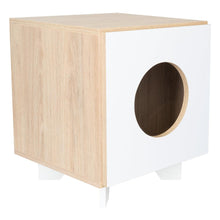 Arenero para Gatos Lira, Beige y Blanco