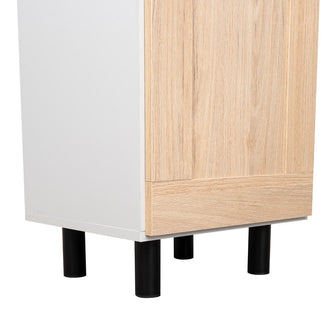 Alacena Kazán, Beige y Gris, con Dos Puertas y Entrepaños