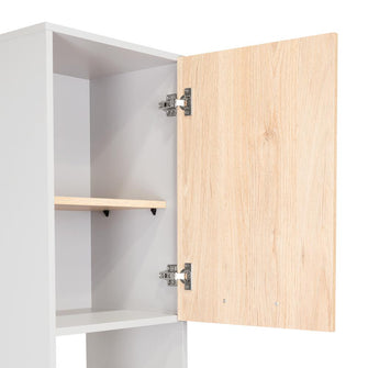 Alacena Kazán, Beige y Gris, con Dos Puertas y Entrepaños