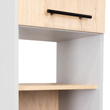 Alacena Kazán, Beige y Gris, con Dos Puertas y Entrepaños