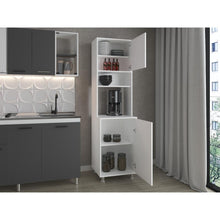 Alacena Antares, Blanco Kronos, con amplios espacios para almacenamiento ZF