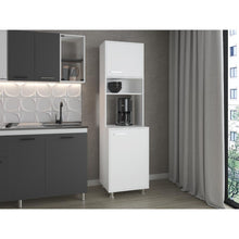 Alacena Antares, Blanco Kronos, con amplios espacios para almacenamiento ZF