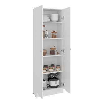 Alacena Pantry,  Blanco Duqueza, con amplios espacios para almacenamiento ZF