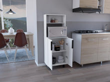 Alacena Oshawa, Blanco, con superficie para ubicar objetos y dos puertas ZF