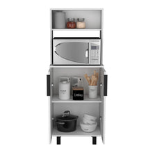 Alacena Oshawa, Blanco, con superficie para ubicar objetos y dos puertas ZF