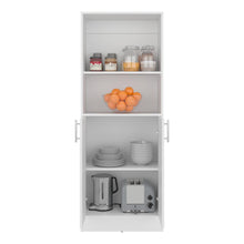 Alacena Multiusos Juko, Kronos Blanco, Con dos puertas abatibles, con entrepaños y amplio almacenamiento ZF