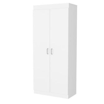 Alacena Multiusos Varese, Blanco, Posee Un Estante Adicional En La Puerta y Cuatro Entrepaños  ZF