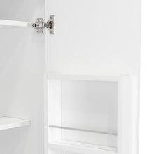Alacena Multiusos Varese, Blanco, Posee Un Estante Adicional En La Puerta y Cuatro Entrepaños  ZF