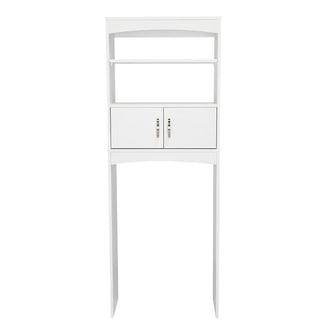 Gabinete de Baño Sabik, Blanco, Con Puertas Batientes Y Entrepaño Móvil