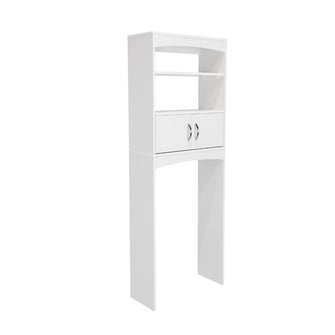 Gabinete de Baño Sabik, Blanco, Con Puertas Batientes Y Entrepaño Móvil