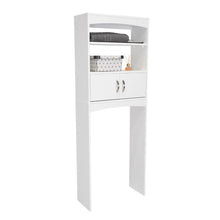 Gabinete de Baño Sabik, Blanco, Con Puertas Batientes Y Entrepaño Móvil
