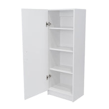 Mueble Multiusos Nadir, Blanco Nevado, con Una Puerta y Amplio Espacio de Almacenamiento