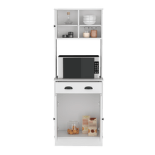 Alacena Almena, Blanco Duqueza, con puertas y gran capacidad de almacenaje ZF