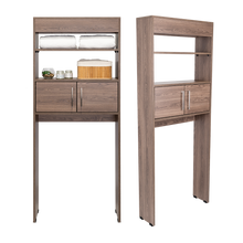 Gabinete de Baño Oporto, Nogal, Ahorrador de espacio X2