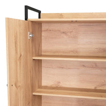 Closet Alma, Café Claro, Con Dos Entrepaños Inferiores