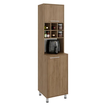 Alacena Atica, Kronos Fresno, con espacio para guardar botellas de vino ZF