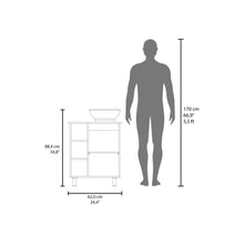 Mueble Para Lavamanos Alegra, Blanco Duqueza, Incluye Lavamanos Vessel Sabina ZF