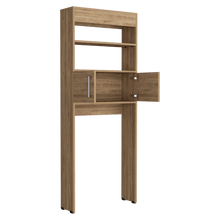 Gabinete de Baño Oporto, Miel, ahorrador de espacio
