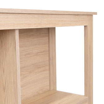 Mesa Auxiliar Sarume, Beige, con Entrepaño Doble y Amplia Superficie ZF