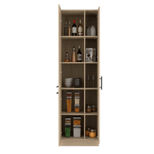 Mueble Multiusos Elica, Beige, con Entrepaños y Tres Puertas