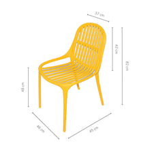 Silla Plástica Alteza, Amarilla