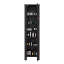 Mueble  Auxiliar para Baño Vanes, Wengue, con espacio para objetos decorativos ZF