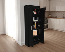 Alacena Barlovento, Wengue, Cuenta con Cinco Entrepaños y Dos Puertas Batientes