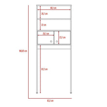 Gabinete de Baño Riverd, Wengue, con Variedad de Entrepaños