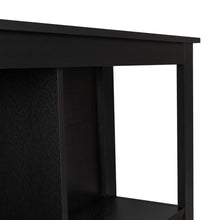 Mesa Auxiliar Sarume, Wengue, con un Entrepaño