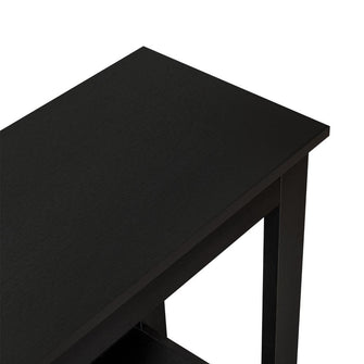 Mesa Auxiliar Sarume, Wengue, con un Entrepaño